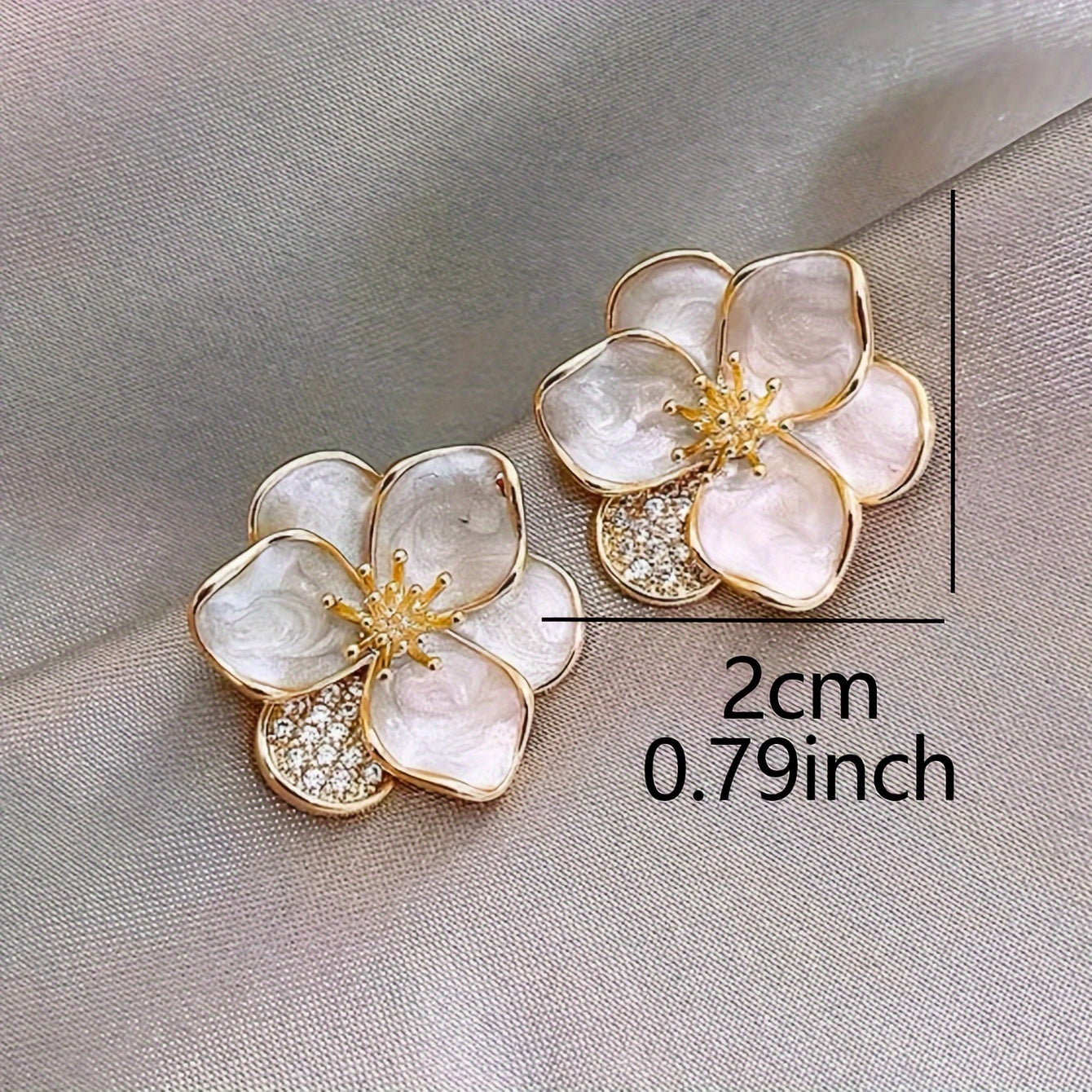 Sweet Flower Stud Earrings