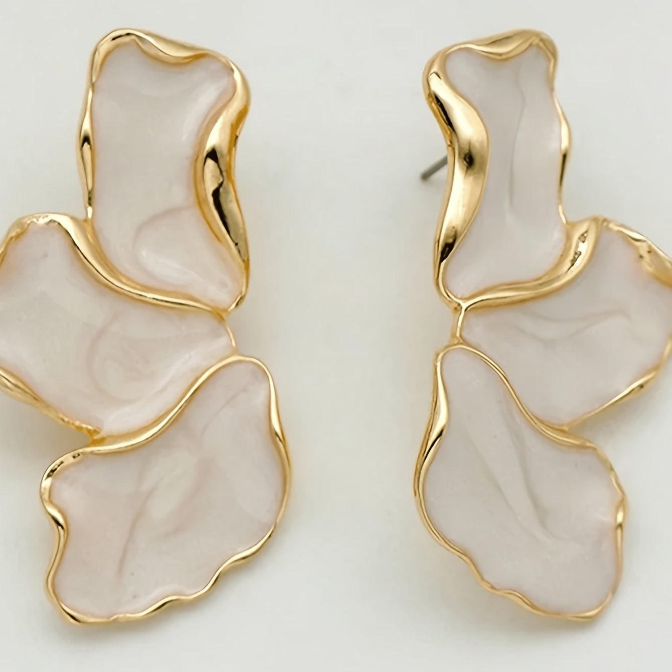 Half Flower Earrings