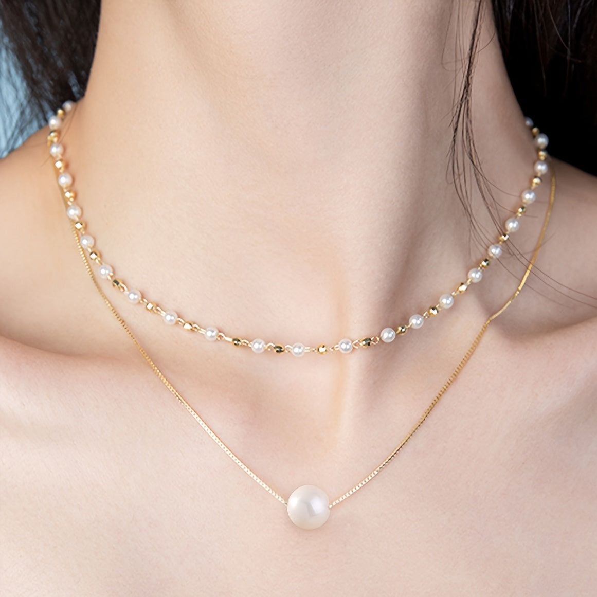 Vintage Elegant Copper Necklace Set