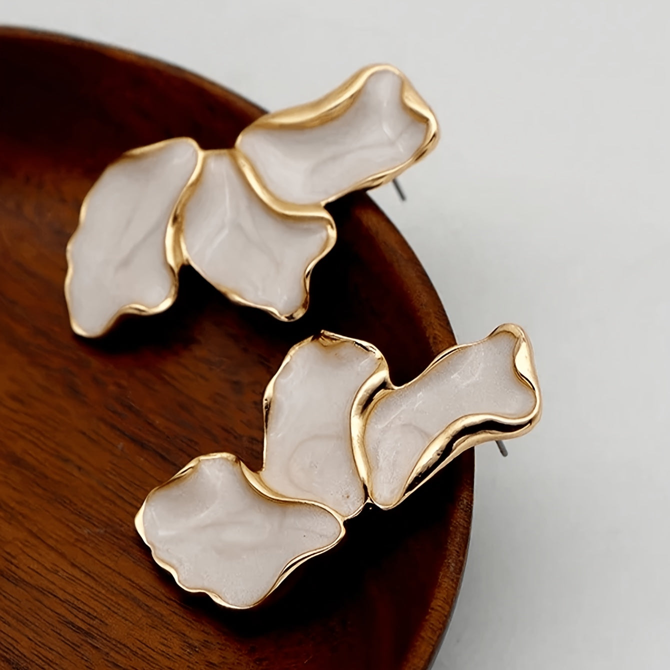 Half Flower Earrings