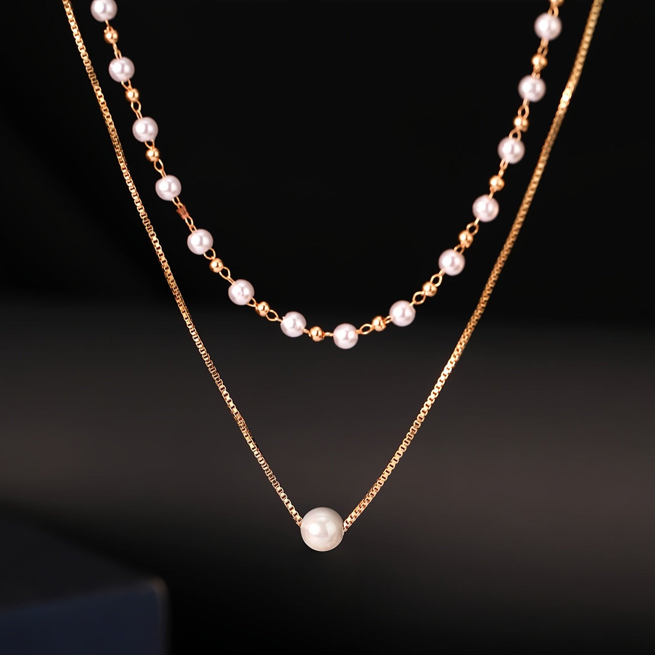 Vintage Elegant Copper Necklace Set