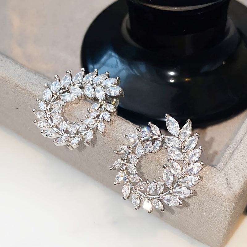 Luxury Leaf Wreath Earrings