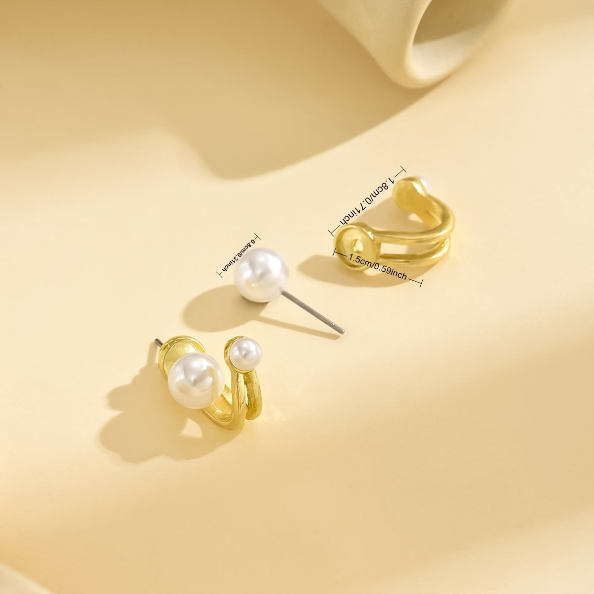 Pearl Swirl Earrings