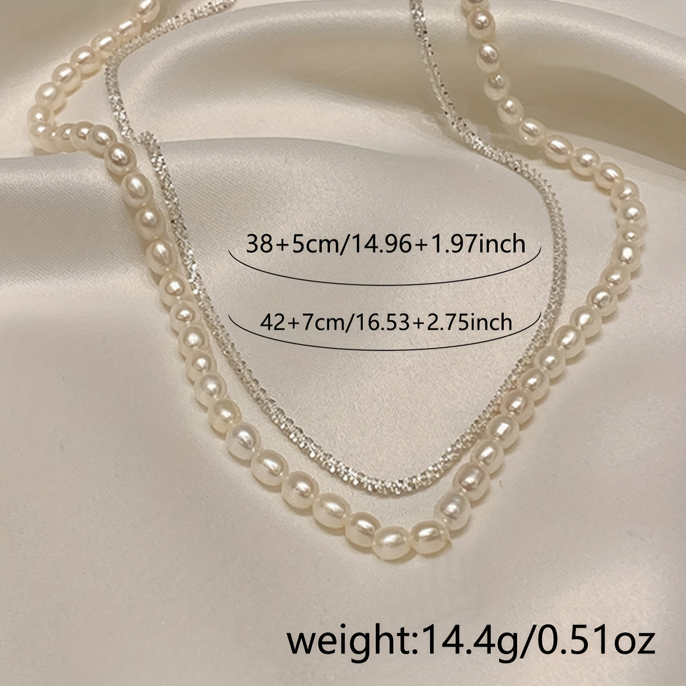 French-Inspired Faux Pearl Necklace Set