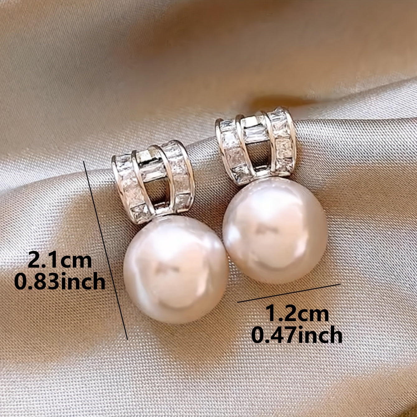 Pearl and Glass Earrings