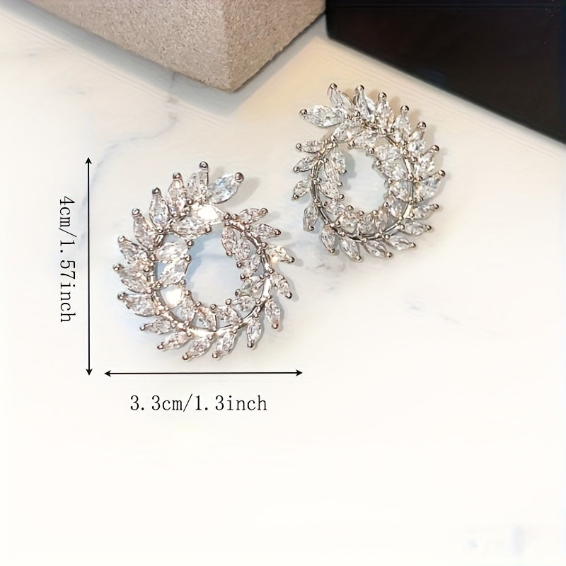 Luxury Leaf Wreath Earrings