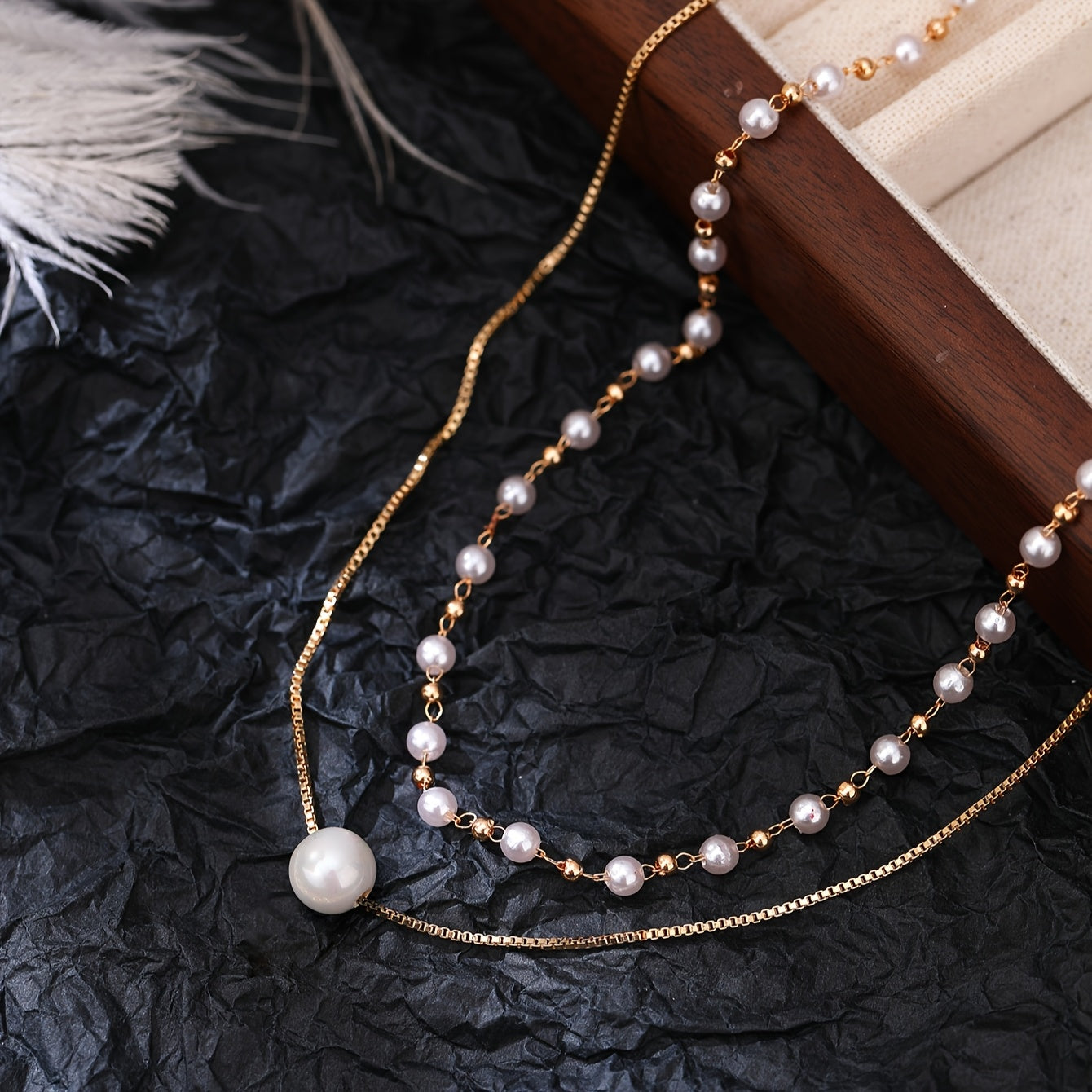 Vintage Elegant Copper Necklace Set