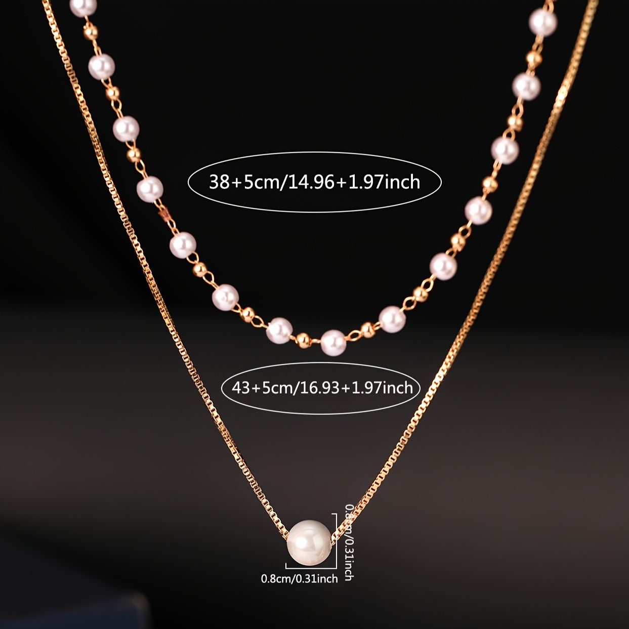 Vintage Elegant Copper Necklace Set