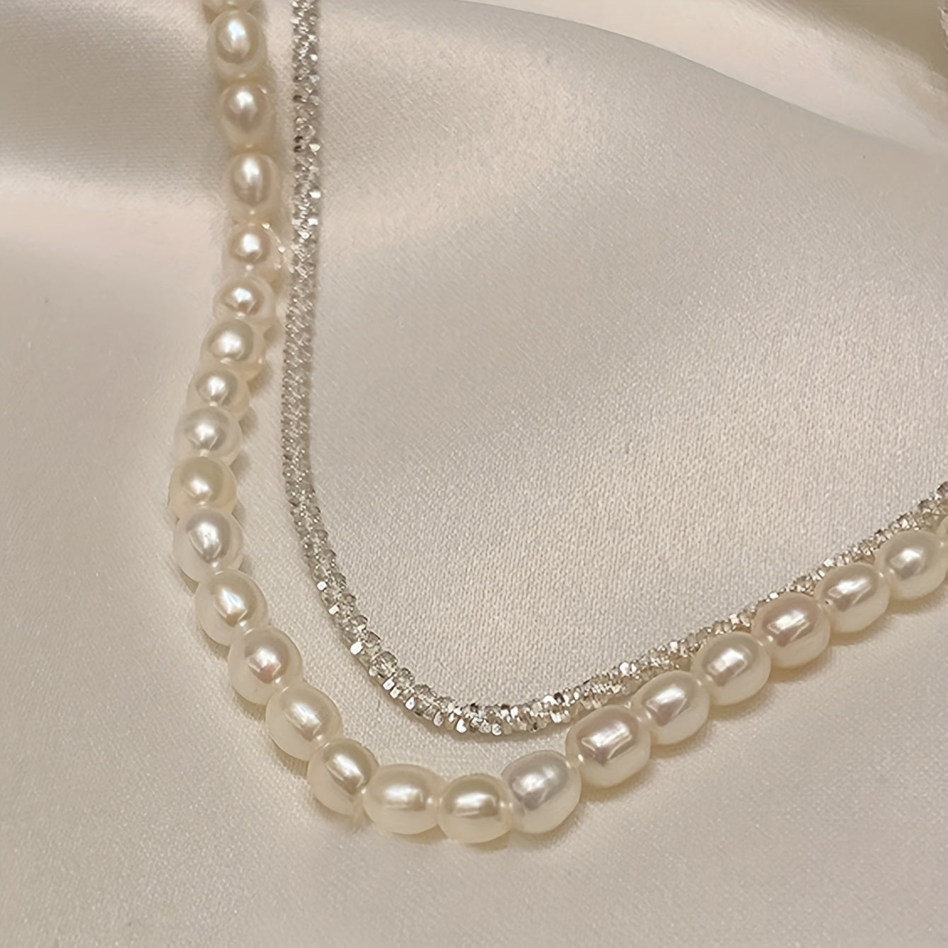 French-Inspired Faux Pearl Necklace Set