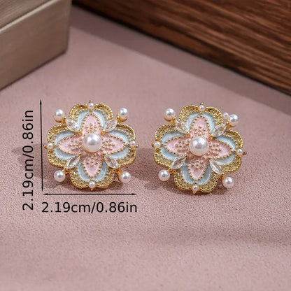 French-Style Alloy Earrings
