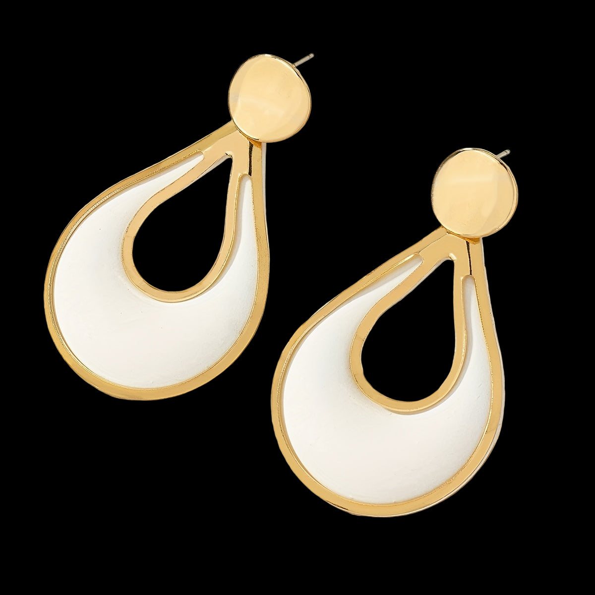 Bohemian Double-Layer Teardrop Earrings