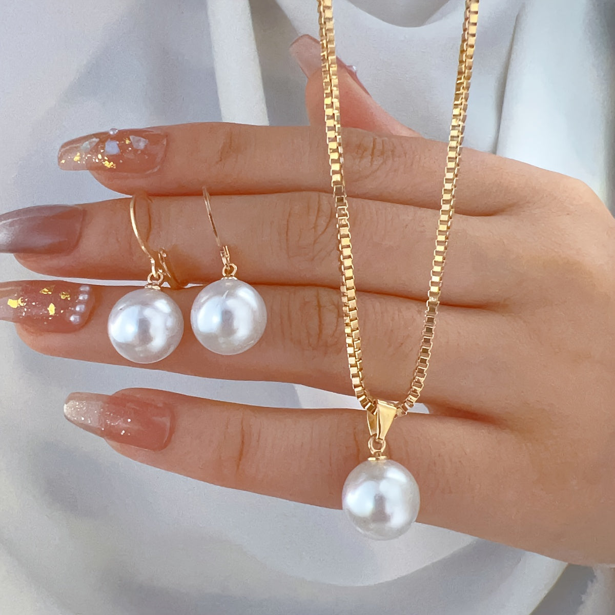 Faux Pearl Set