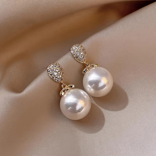 Elegant Faux Drop Earrings
