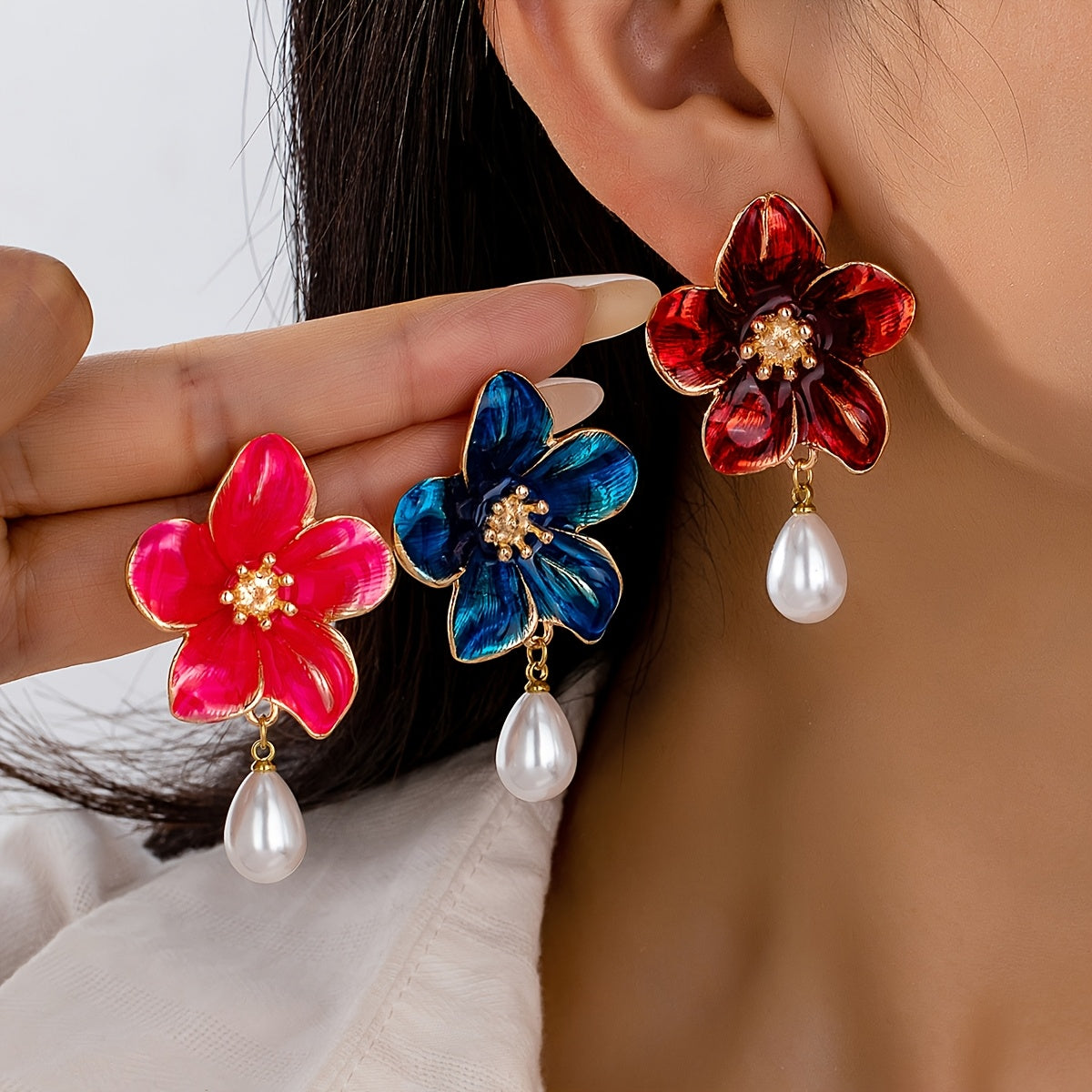 Floral Stud Earrings