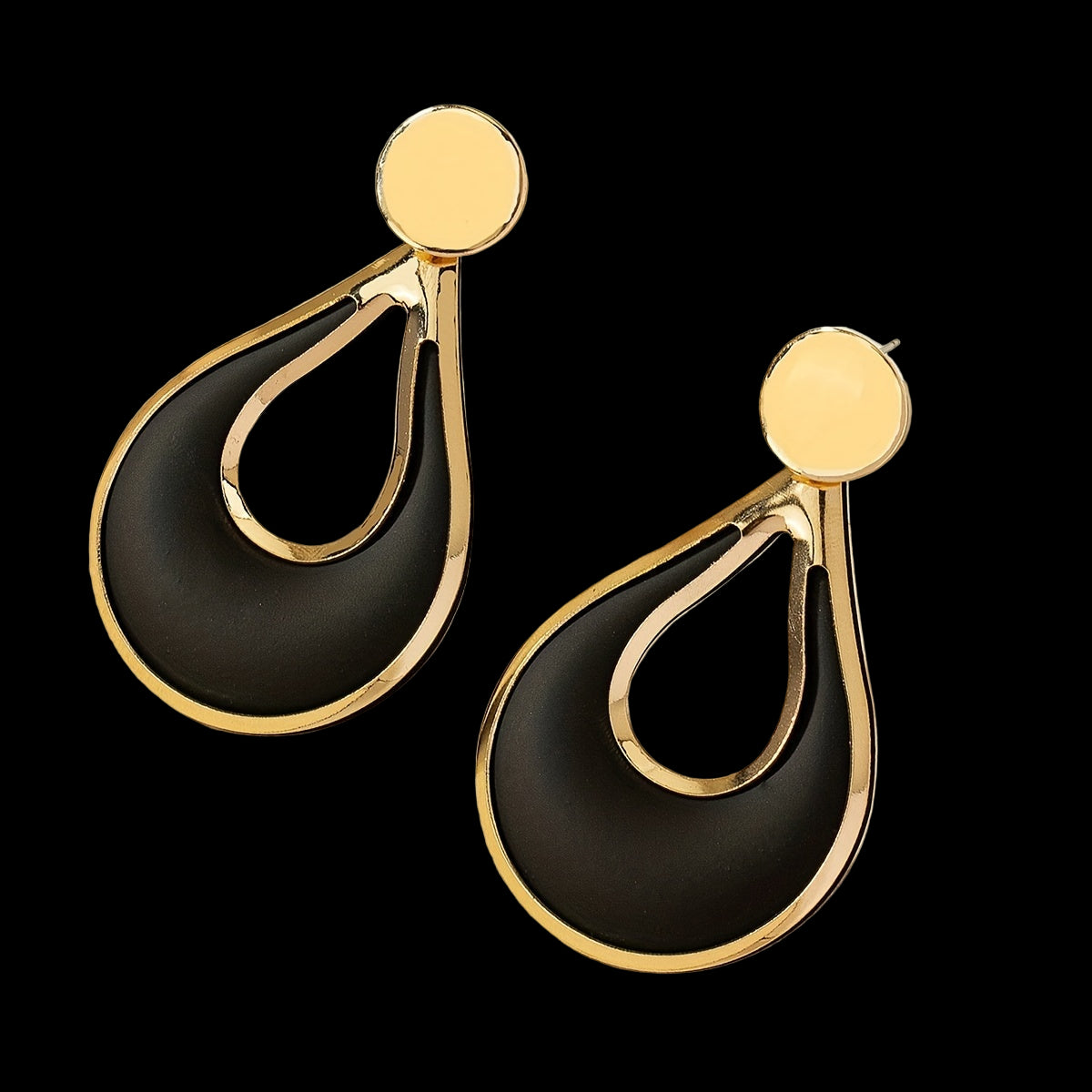 Bohemian Double-Layer Teardrop Earrings