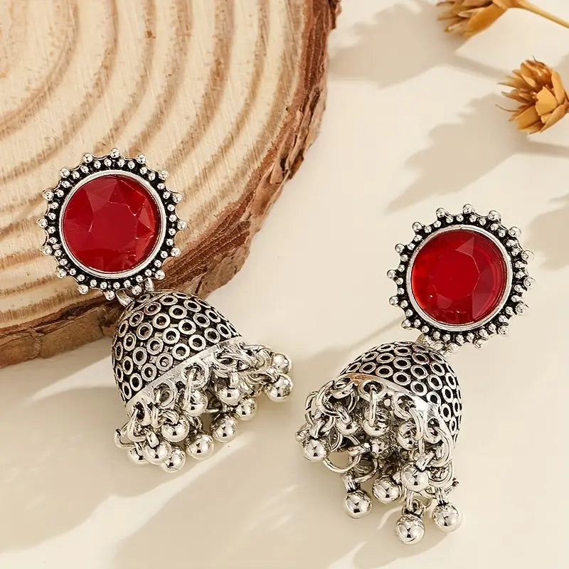 Antique Bell Jhumka Earrings