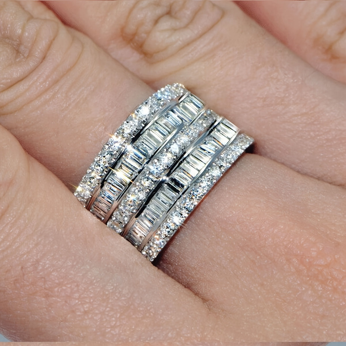 Multilayer Zircon Ring