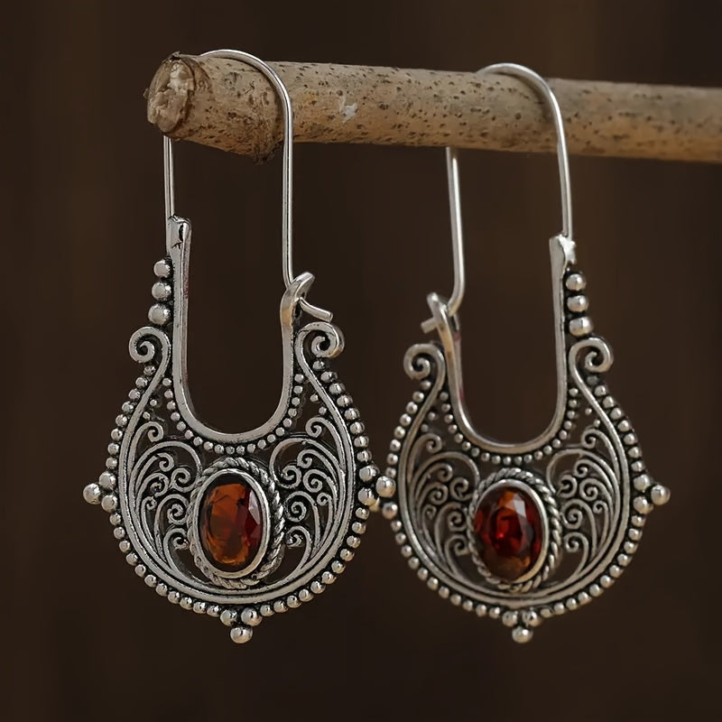Antique U-Shaped Style Earrings