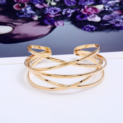 Multilayer Cuff Bangle