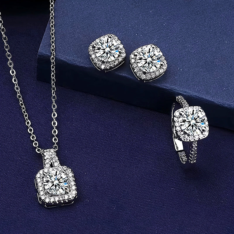 Zircon Elegant Pendant Set