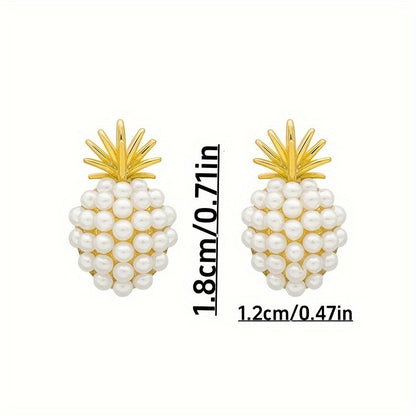 Pineapple Stud Earrings