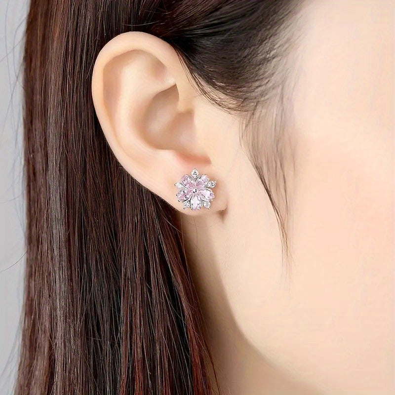 Cherry Blossom Stud Earrings