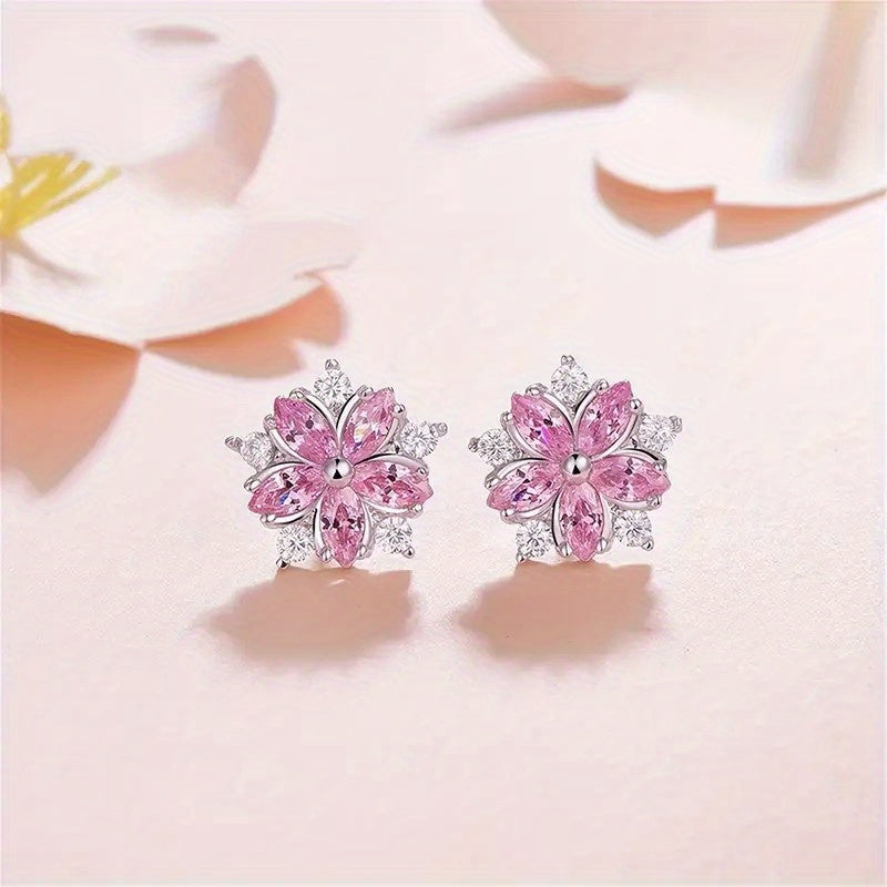 Cherry Blossom Stud Earrings
