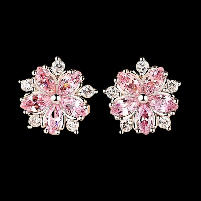 Cherry Blossom Stud Earrings