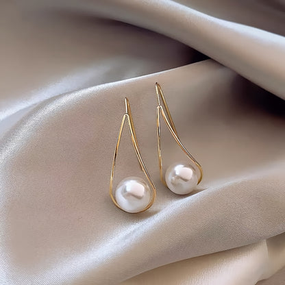 Pearl Water Drop Earrings