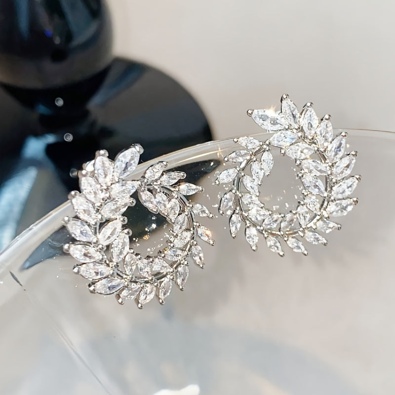 Luxury Leaf Wreath Earrings