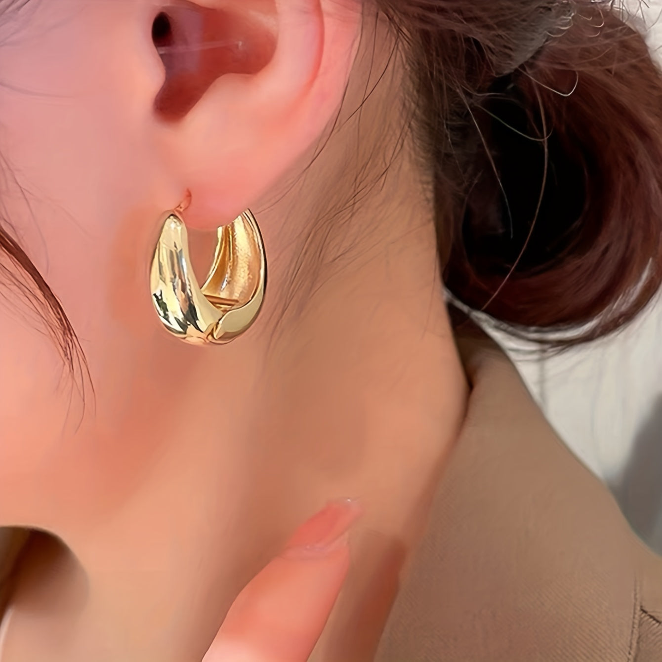 Chunky Earring Hoops