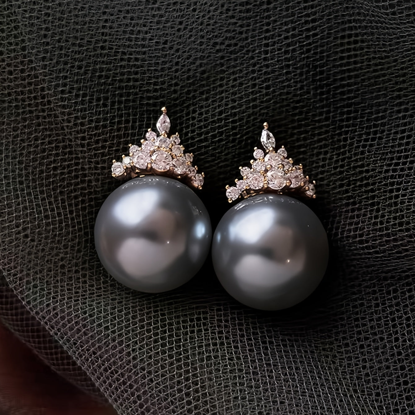 Light Classic Gray Earrings