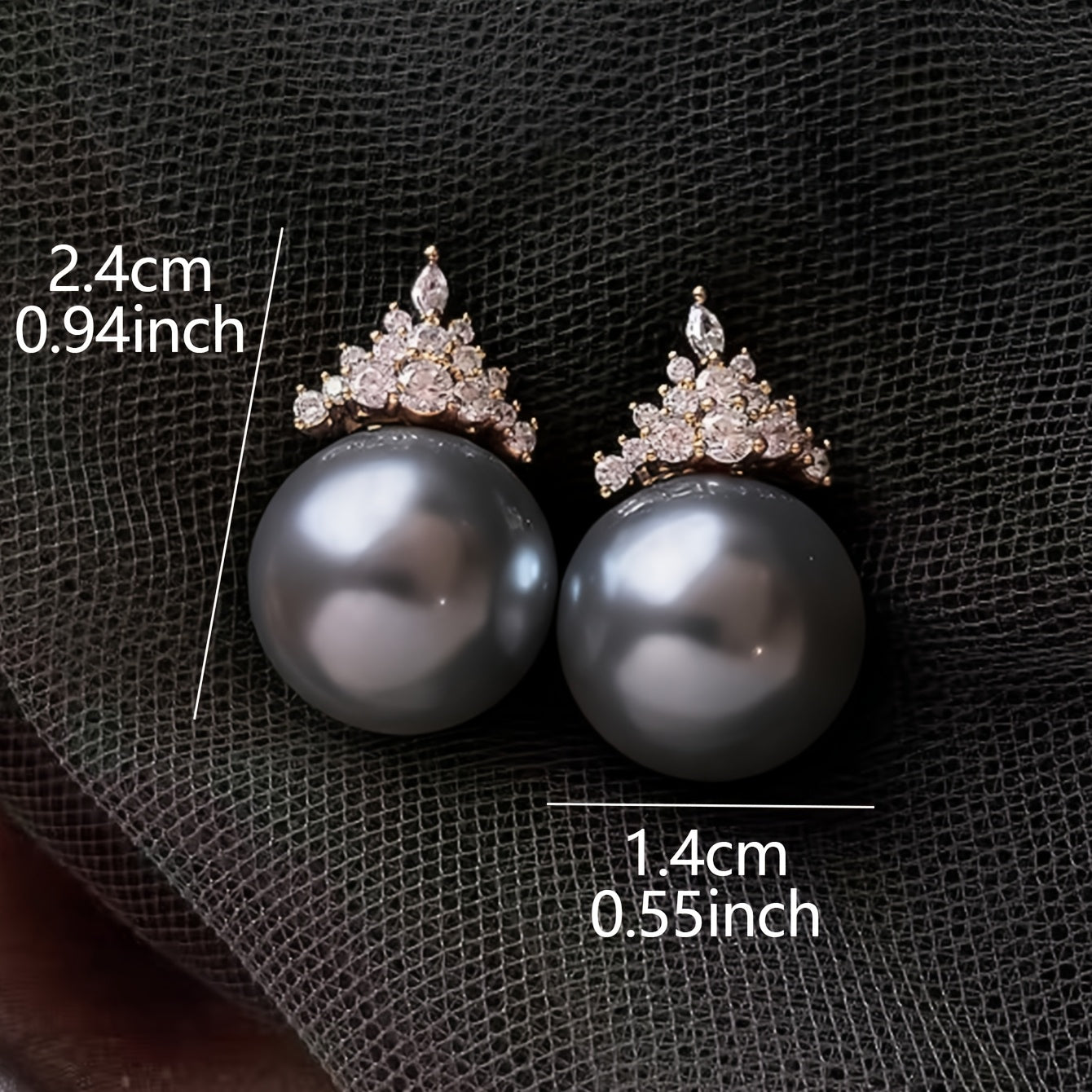 Light Classic Gray Earrings