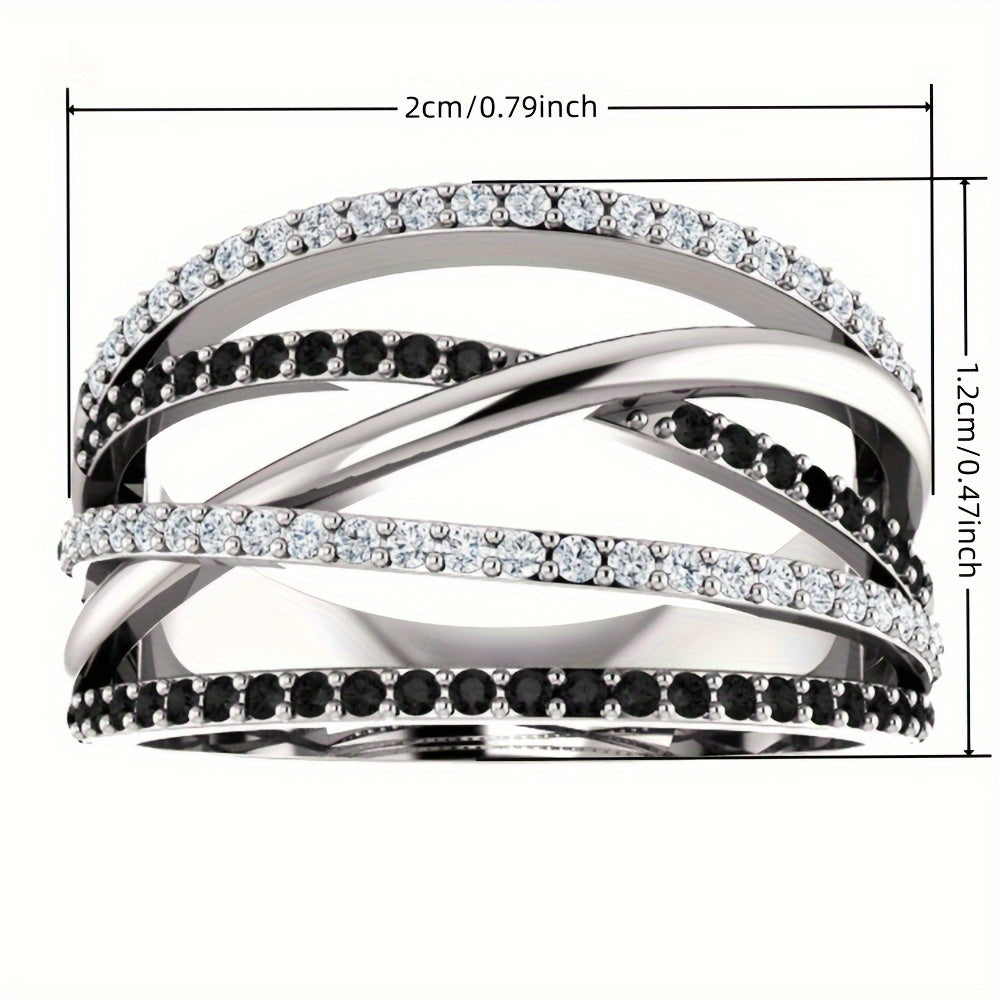 Silver Plated Zirconia Ring