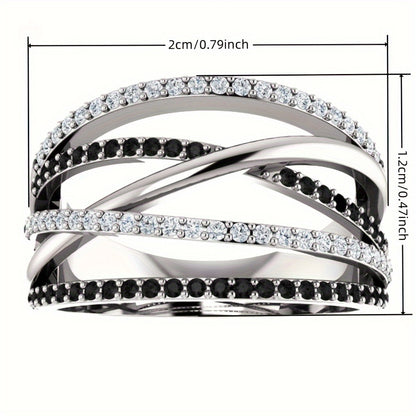 Silver Plated Zirconia Ring