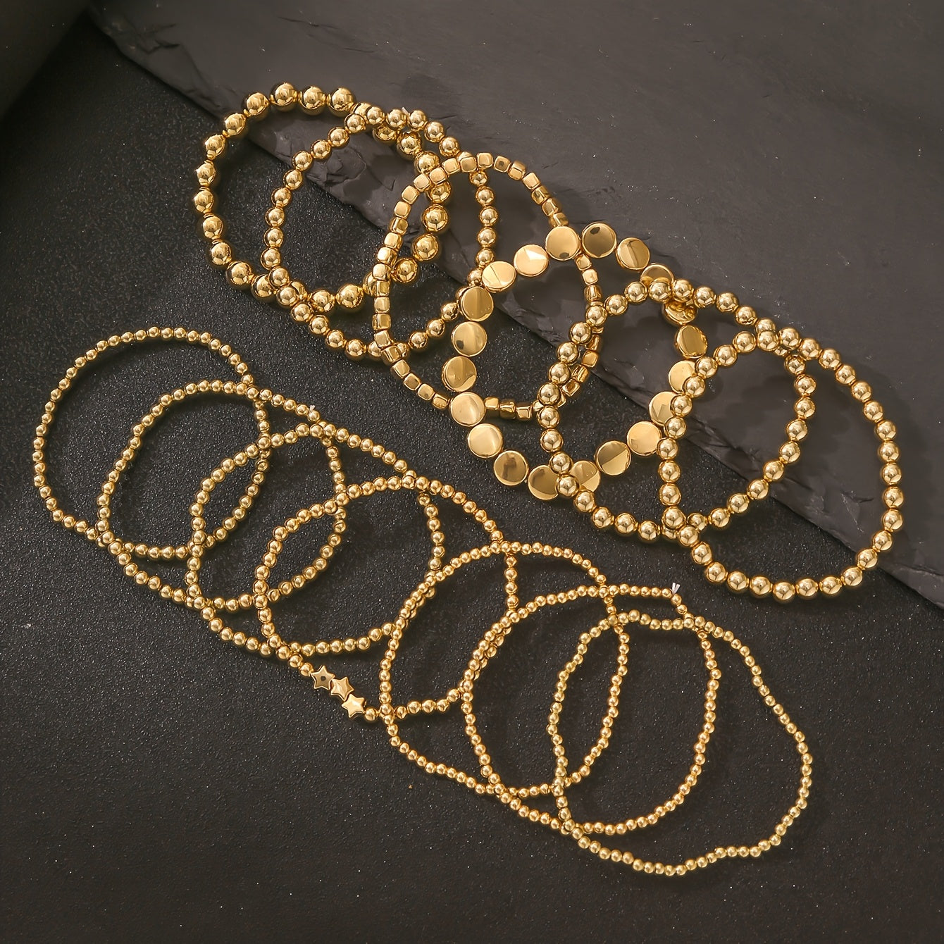 13pcs Elastic Bracelet Set