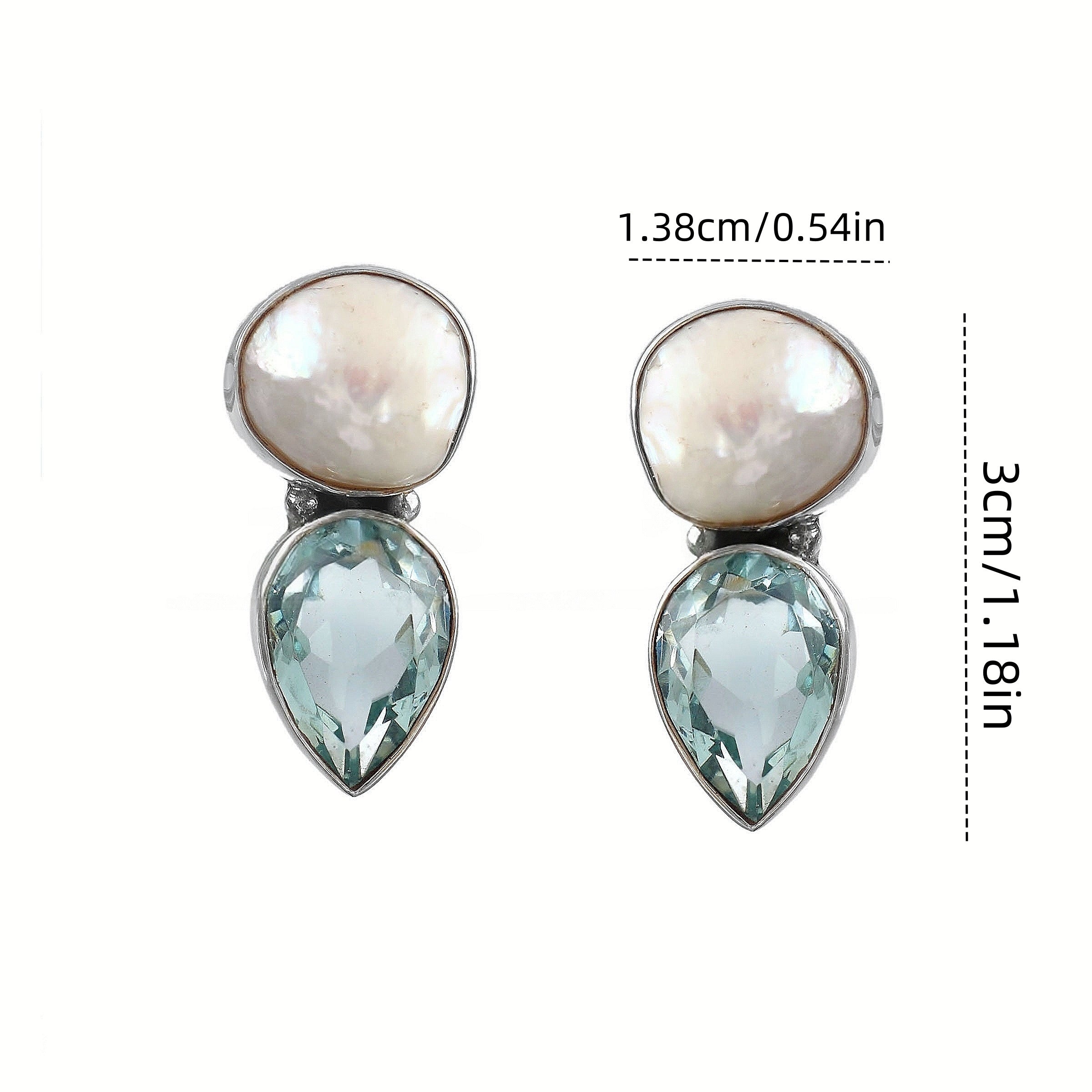 Retro Pearl Teardrop Earrings