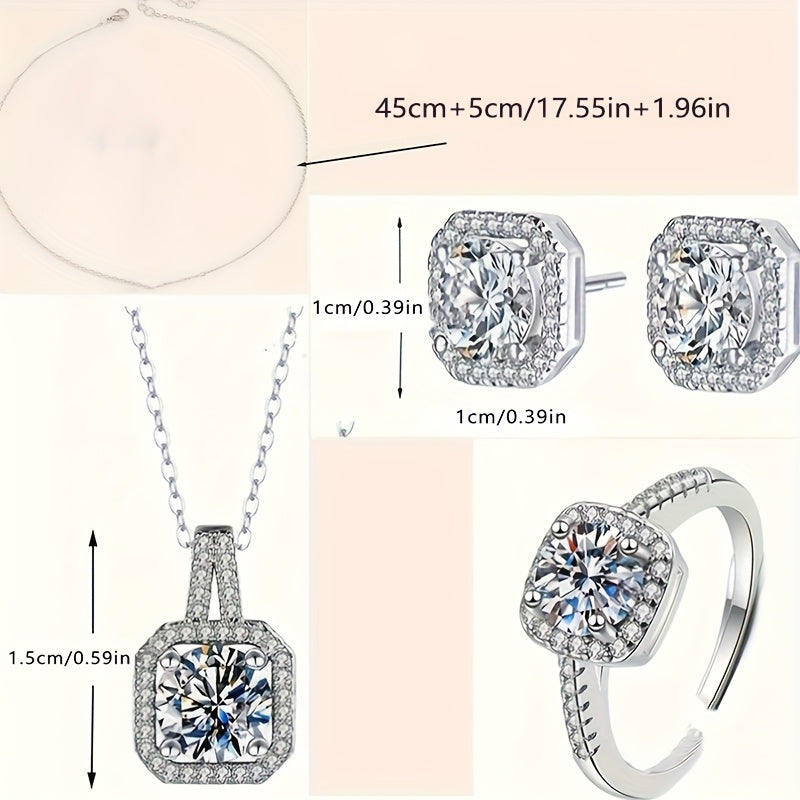 Zircon Elegant Pendant Set