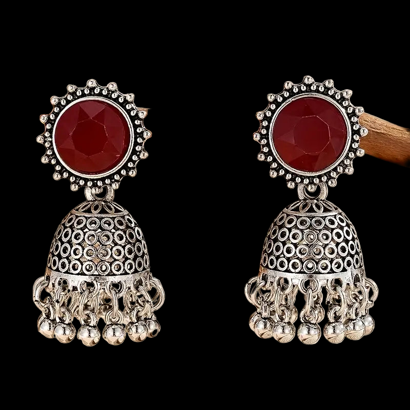 Antique Bell Jhumka Earrings