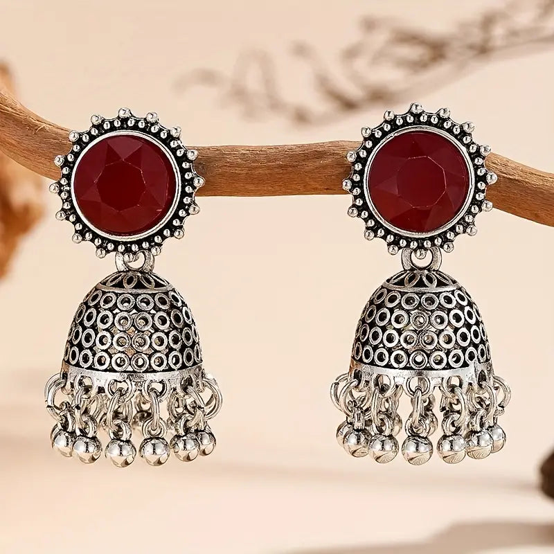Antique Bell Jhumka Earrings