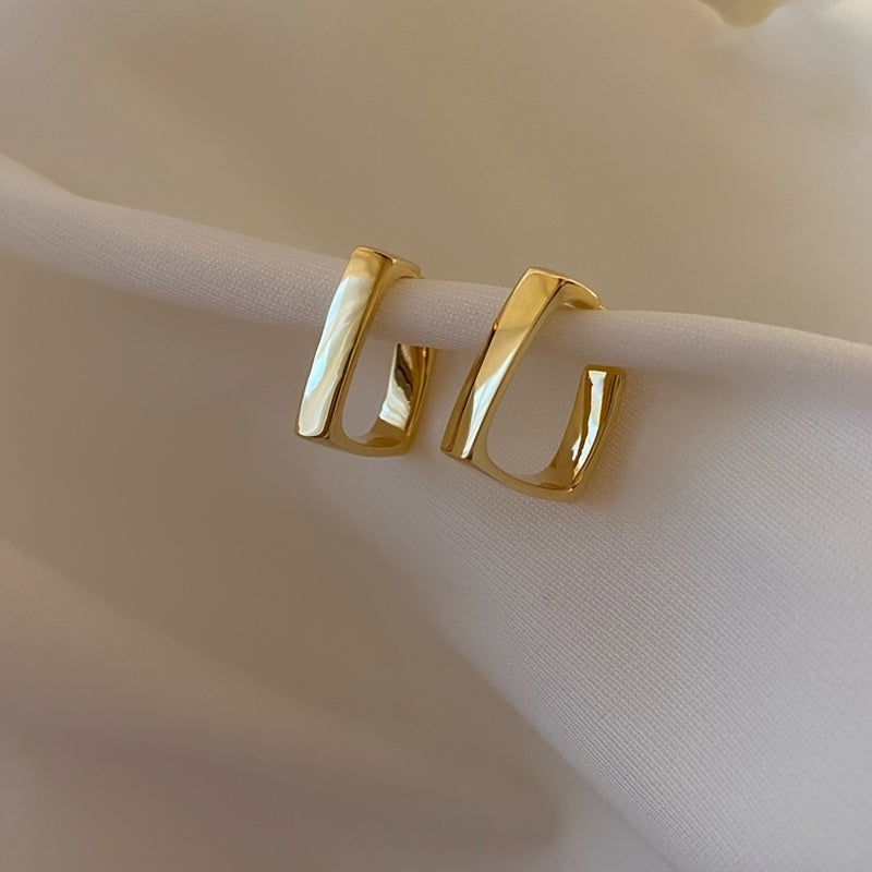 Geometric Minimalist Stud Earrings