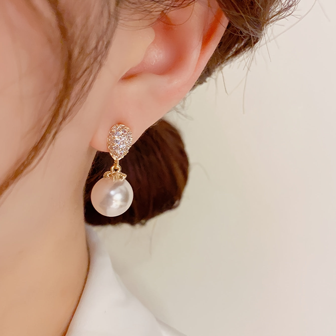 Elegant Faux Drop Earrings