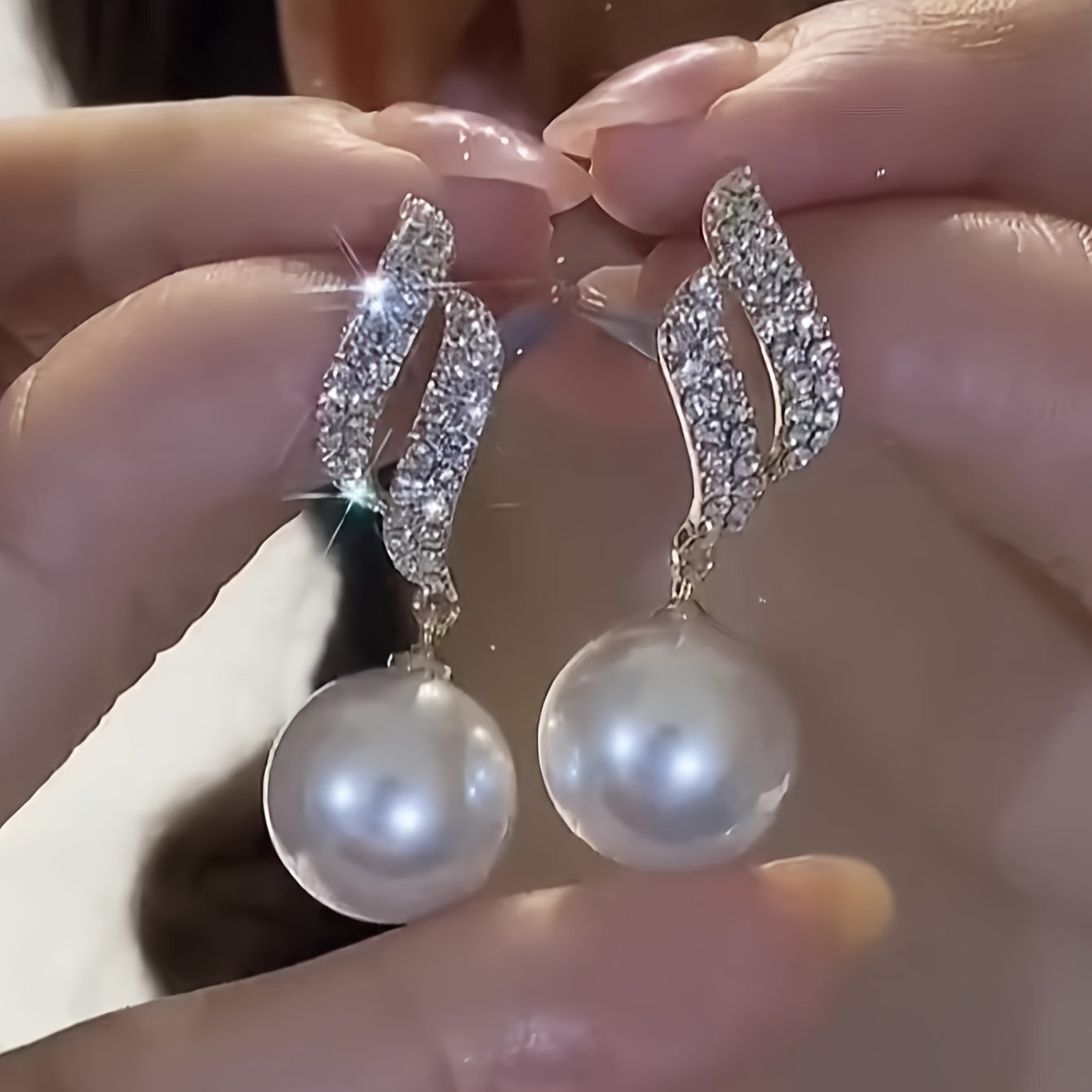 Artificial Crystal Earrings