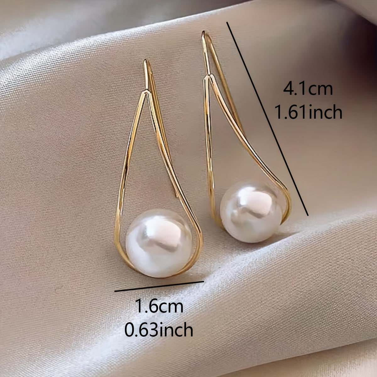 Pearl Water Drop Earrings