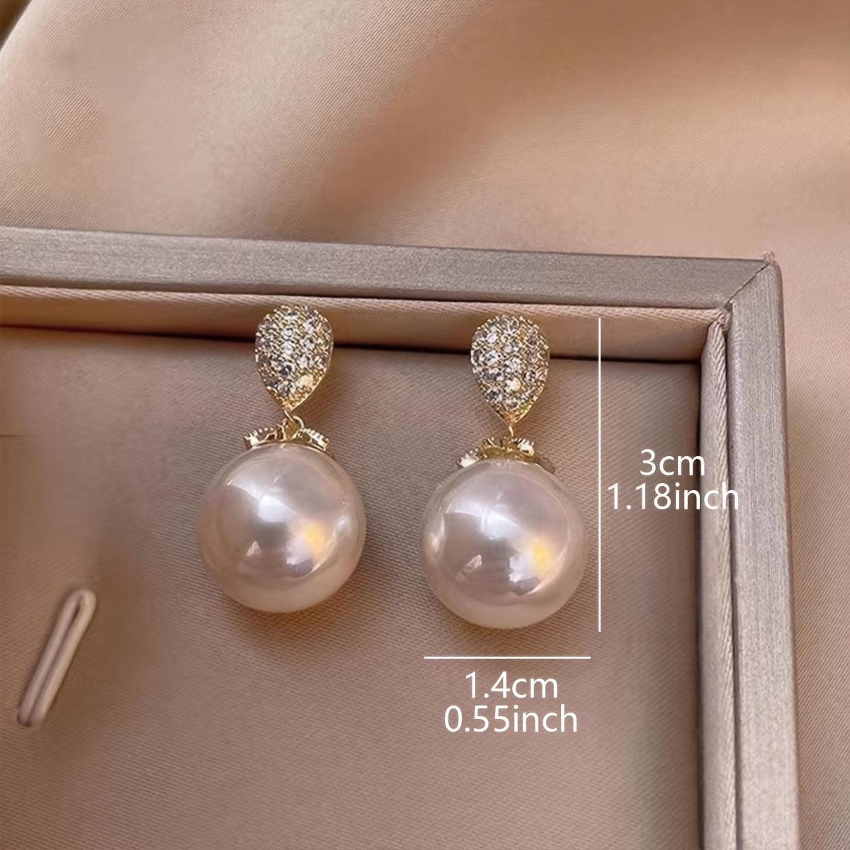 Elegant Faux Drop Earrings
