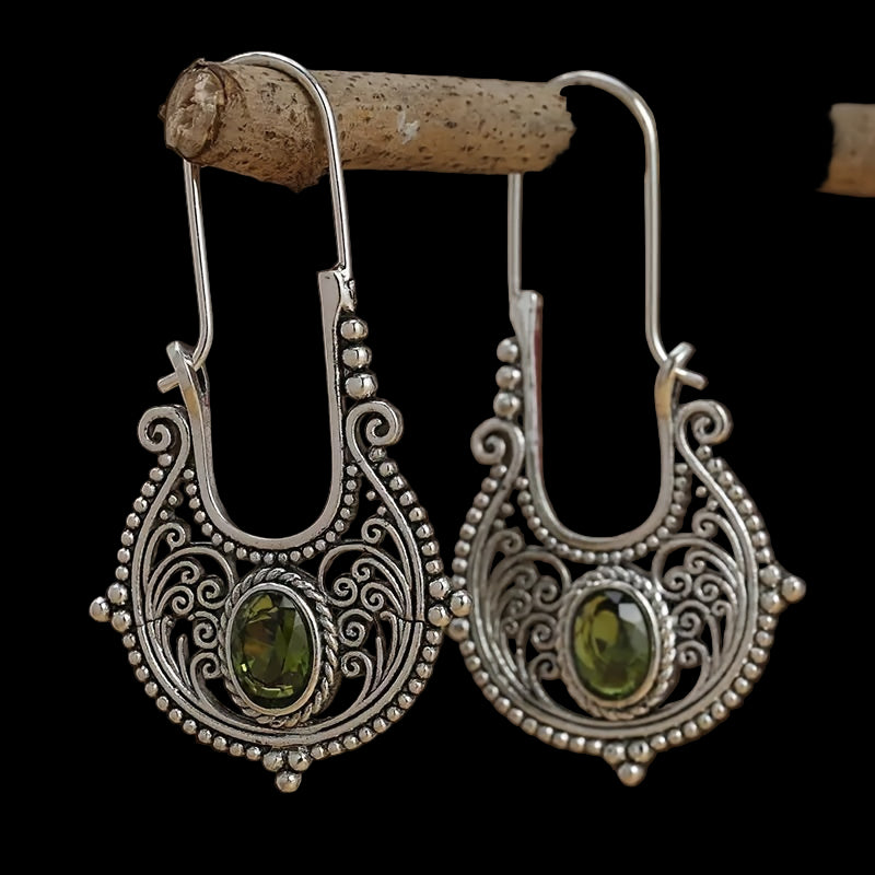 Antique U-Shaped Style Earrings