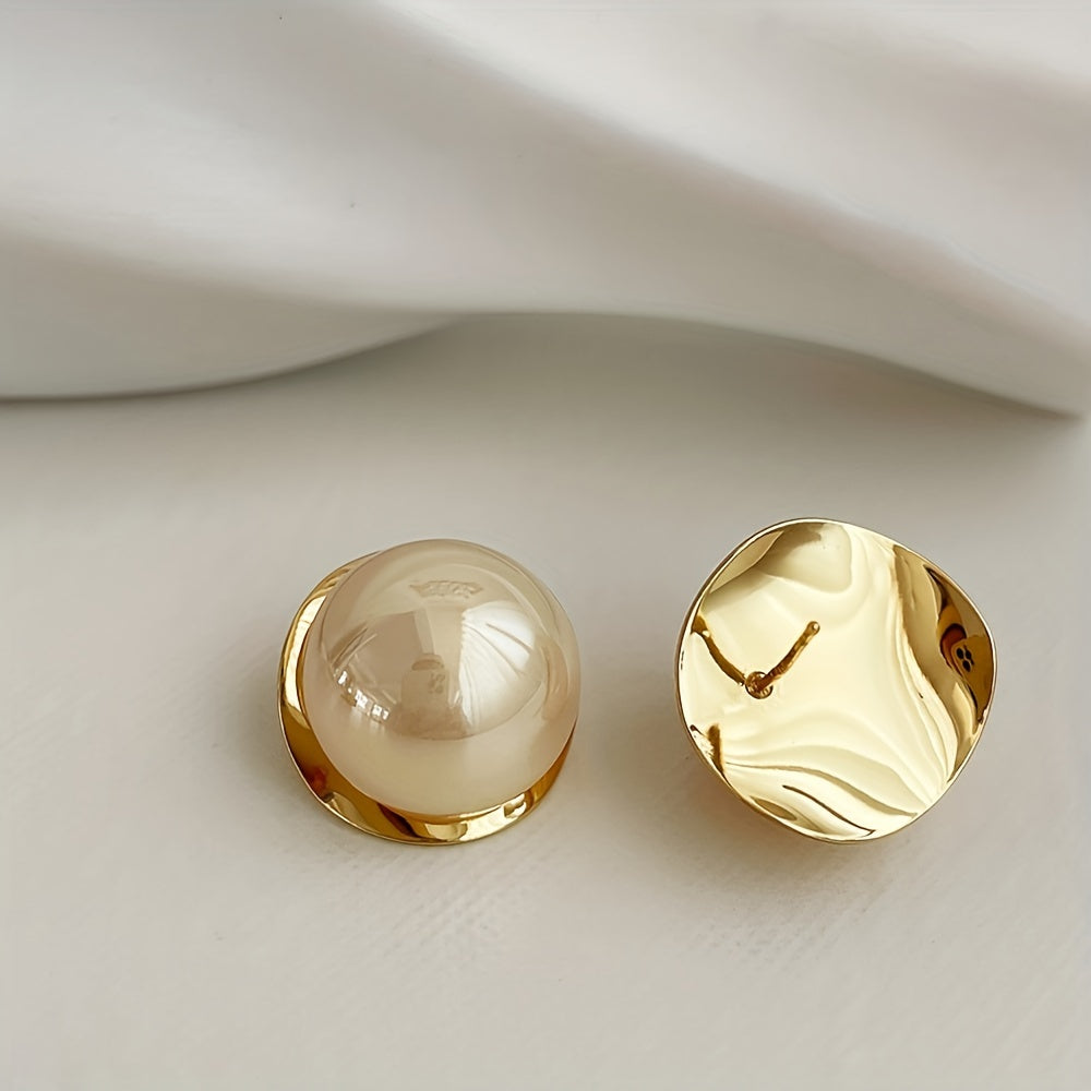 Pearl Stud Earrings