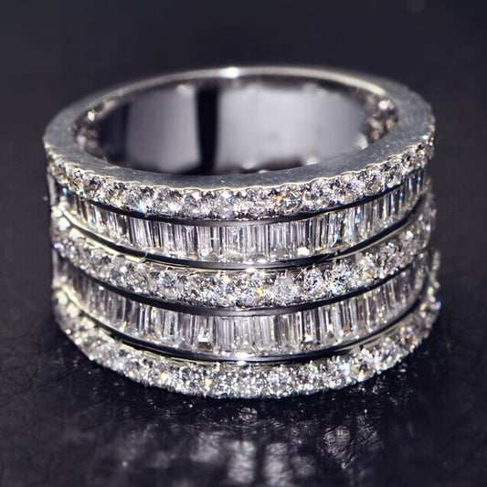 Multilayer Zircon Ring