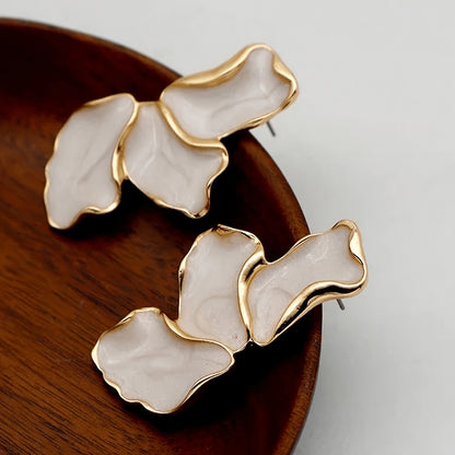 Half Flower Earrings