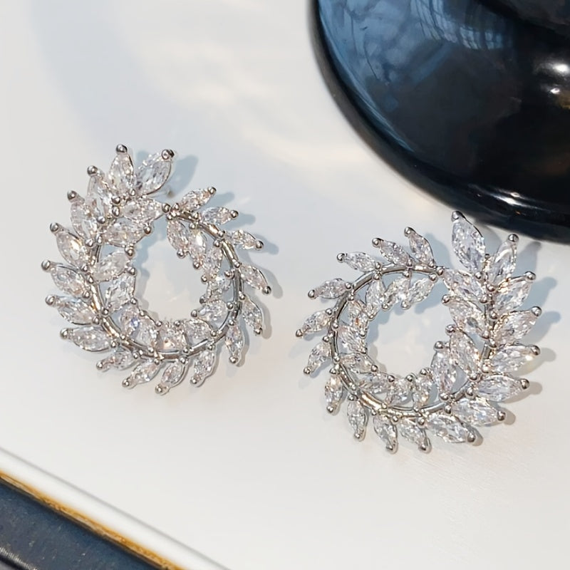 Luxury Leaf Wreath Earrings